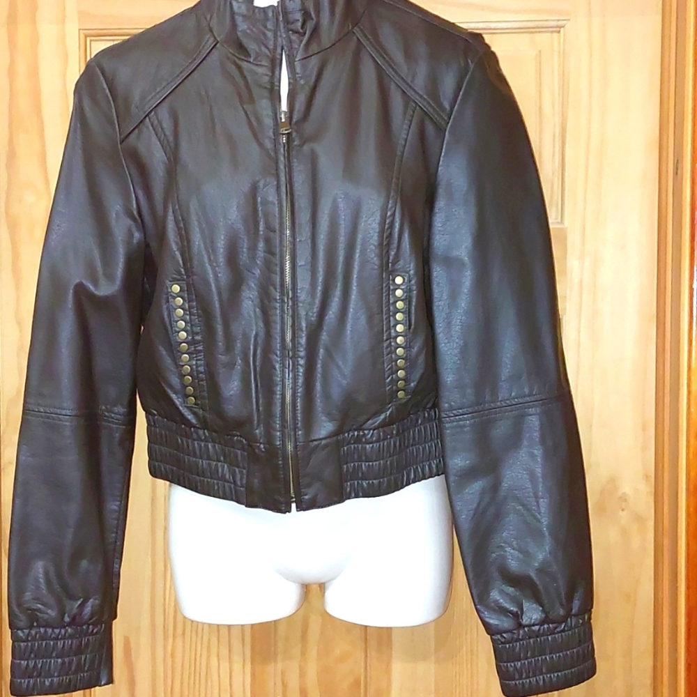 Faux Leather Jacket